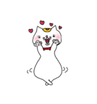 ぷりぷり猫（個別スタンプ：1）