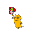 ぷりぷり猫（個別スタンプ：11）