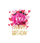 お花大好き〜HAPPY BIRTHDAY（個別スタンプ：2）