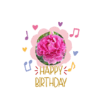 お花大好き〜HAPPY BIRTHDAY（個別スタンプ：7）