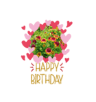 お花大好き〜HAPPY BIRTHDAY（個別スタンプ：13）