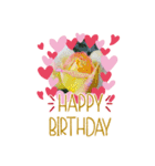 お花大好き〜HAPPY BIRTHDAY（個別スタンプ：14）