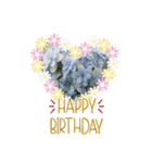 お花大好き〜HAPPY BIRTHDAY（個別スタンプ：21）