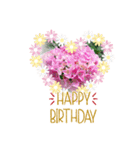 お花大好き〜HAPPY BIRTHDAY（個別スタンプ：23）