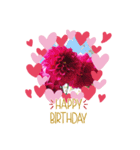 お花大好き〜HAPPY BIRTHDAY（個別スタンプ：26）