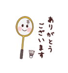 LOVEバドミントン☆バドミントンを愛する人（個別スタンプ：2）