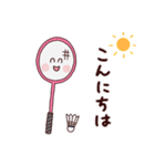 LOVEバドミントン☆バドミントンを愛する人（個別スタンプ：35）