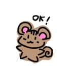 〔りすたんぷ〕              日常会話（個別スタンプ：10）