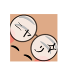 眼鏡は口ほどにものを言う（個別スタンプ：3）