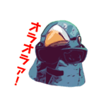 鳩バヤと馬リリンと仮面 日常（個別スタンプ：2）