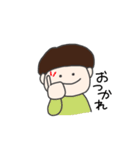 キノコさんの日常（カラフル）（個別スタンプ：3）