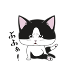にゃんちょこりん【白黒ハチワレ猫】（個別スタンプ：31）