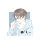 イケメン男子＋言葉（個別スタンプ：12）