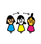 三姉妹5（日本語Version）（個別スタンプ：35）