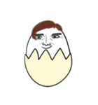 おもしろい卵（個別スタンプ：4）