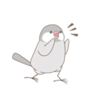 文鳥のもちもち（個別スタンプ：18）