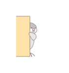 文鳥のもちもち（個別スタンプ：19）