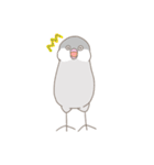 文鳥のもちもち（個別スタンプ：22）