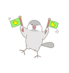 文鳥のもちもち（個別スタンプ：25）