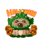 トイプードルこむぎ  Happy Halloween（個別スタンプ：10）