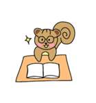 かわいいリスの日常, オンチ（個別スタンプ：7）