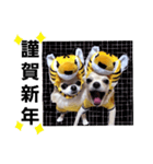 キキとララお正月スタンプ（個別スタンプ：5）