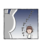 あの子と白いあいつ（個別スタンプ：11）
