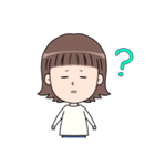 あの子と白いあいつ（個別スタンプ：16）