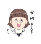 あの子と白いあいつ（個別スタンプ：20）