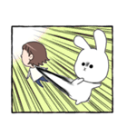あの子と白いあいつ（個別スタンプ：39）