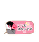 ぶんちゃんの省スペメッセージ（個別スタンプ：17）