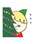 クリスマスが好きなコアラと男の子（個別スタンプ：12）