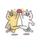 白＆茶トラねこにゃんスタンプの日（個別スタンプ：34）