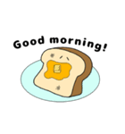 ほのぼの食パン（個別スタンプ：3）