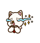 白柴犬ちびキャラスタンプ lineスタンプ（個別スタンプ：11）