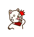 白柴犬ちびキャラスタンプ lineスタンプ（個別スタンプ：26）