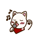 白柴犬ちびキャラスタンプ lineスタンプ（個別スタンプ：34）