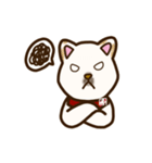 白柴犬ちびキャラスタンプ lineスタンプ（個別スタンプ：38）