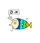 人MEN魚くん（個別スタンプ：4）