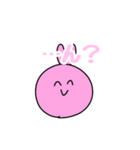 うさぎさんのかわちいスタンプ（個別スタンプ：3）