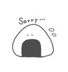 ( ¨̮ )ゆる〜いおにぎり（個別スタンプ：5）