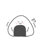 ( ¨̮ )ゆる〜いおにぎり（個別スタンプ：11）