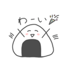 ( ¨̮ )ゆる〜いおにぎり（個別スタンプ：15）