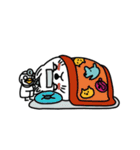 イヌなのネコなのタヌキなの？（個別スタンプ：40）