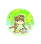 泉家の自然の絵スタンプ（個別スタンプ：1）