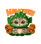 ハッピーハロウイン可愛いスコッティシュ（個別スタンプ：10）