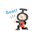 全身スーツのT＆T兄妹の英語スタンプ（個別スタンプ：2）