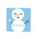 溶けない雪だるま☃️（個別スタンプ：2）