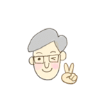大人男子用スタンプ（個別スタンプ：4）