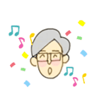 大人男子用スタンプ（個別スタンプ：5）